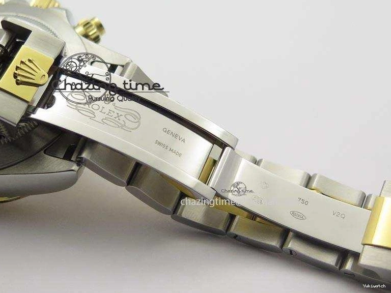 JF SS 116523 Gray On Best Bracelet A7750 YG Edition SS YG Dial Daytona 0312